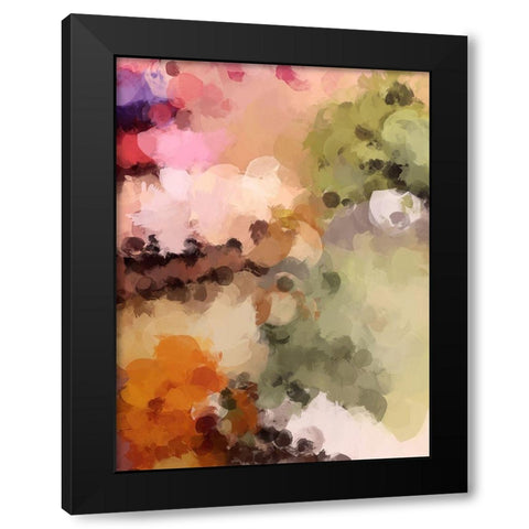Color and Shape III Black Modern Wood Framed Art Print by Orlov, Irena