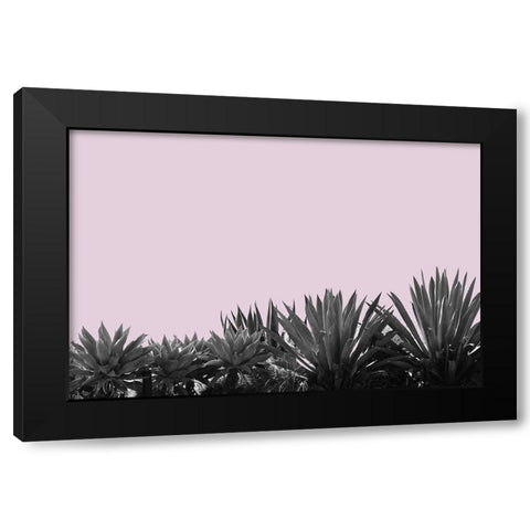 Blush II Black Modern Wood Framed Art Print with Double Matting by Orlov, Irena