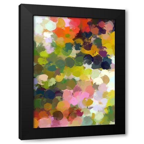 The Cheerful Day III Black Modern Wood Framed Art Print by Orlov, Irena