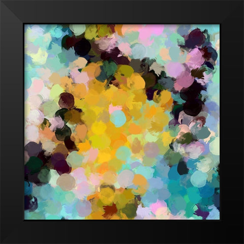 We are in Summer I Black Modern Wood Framed Art Print by Orlov, Irena