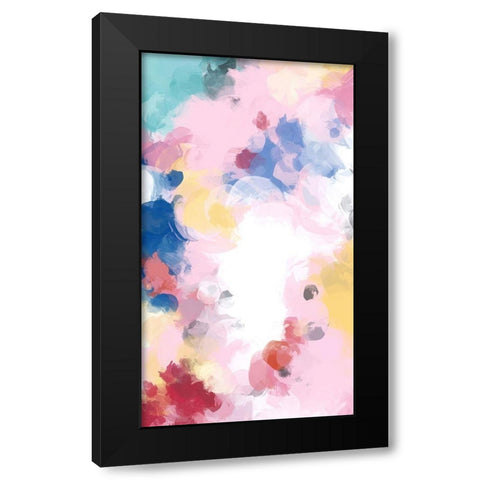 Abstraction II Black Modern Wood Framed Art Print with Double Matting by Orlov, Irena