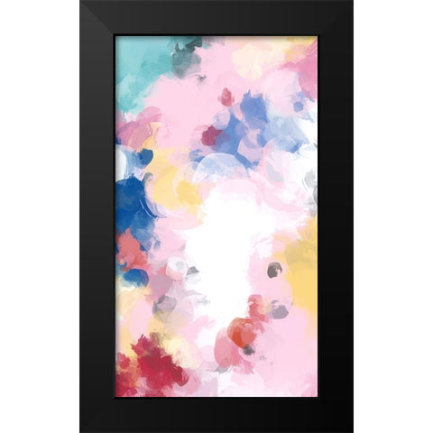 Abstraction II Black Modern Wood Framed Art Print by Orlov, Irena