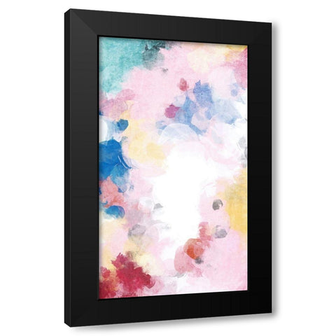 Abstraction I Black Modern Wood Framed Art Print with Double Matting by Orlov, Irena