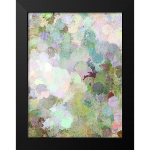 Color Expression III Black Modern Wood Framed Art Print by Orlov, Irena