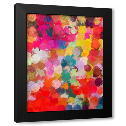 Bohemian Color Expression I Black Modern Wood Framed Art Print by Orlov, Irena