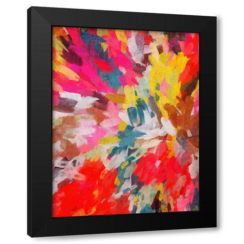 Bohemian Color Expression III Black Modern Wood Framed Art Print by Orlov, Irena
