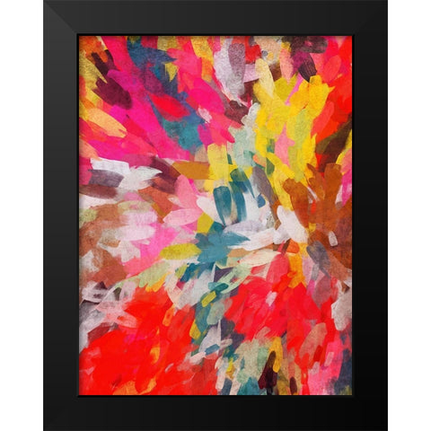 Bohemian Color Expression III Black Modern Wood Framed Art Print by Orlov, Irena