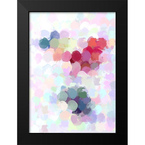 Improvisation I Black Modern Wood Framed Art Print by Orlov, Irena