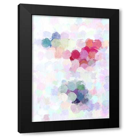 Improvisation II Black Modern Wood Framed Art Print by Orlov, Irena