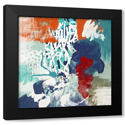 Freeing Up I Black Modern Wood Framed Art Print by Orlov, Irena