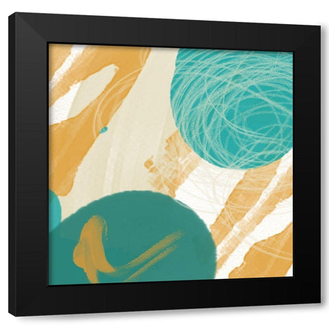 Romance Black Modern Wood Framed Art Print with Double Matting by Orlov, Irena