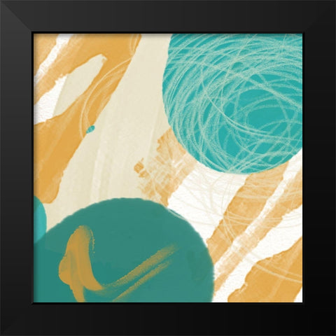 Romance Black Modern Wood Framed Art Print by Orlov, Irena