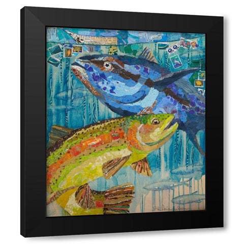 The Aquarium Black Modern Wood Framed Art Print by St Hilaire, Elizabeth