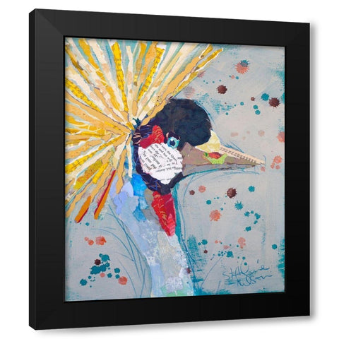 Hope Black Modern Wood Framed Art Print with Double Matting by St Hilaire, Elizabeth