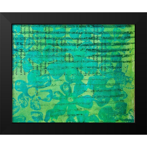 Paper II Black Modern Wood Framed Art Print by St Hilaire, Elizabeth