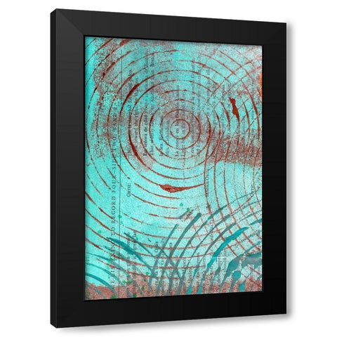 Paper IV Black Modern Wood Framed Art Print with Double Matting by St Hilaire, Elizabeth