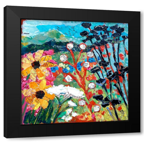 Italy Inspired Black Modern Wood Framed Art Print with Double Matting by St Hilaire, Elizabeth