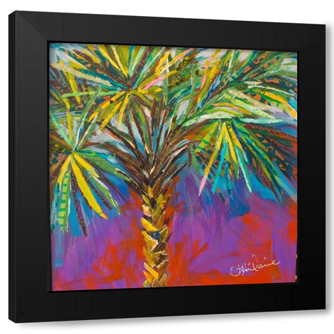 River Palm Black Modern Wood Framed Art Print by St Hilaire, Elizabeth