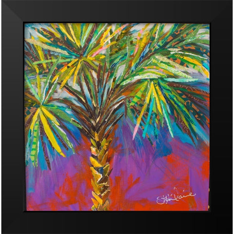 River Palm Black Modern Wood Framed Art Print by St Hilaire, Elizabeth