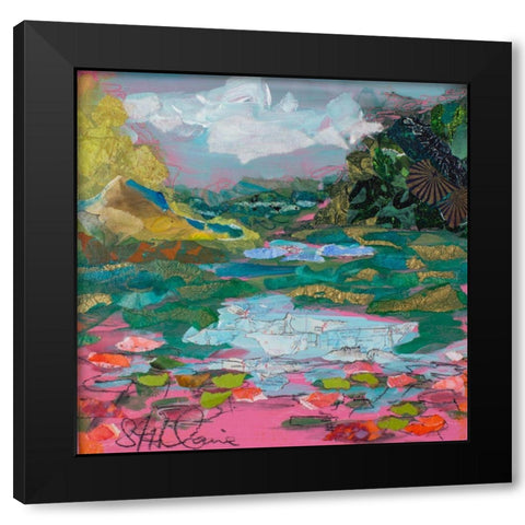 River Morning Black Modern Wood Framed Art Print by St Hilaire, Elizabeth