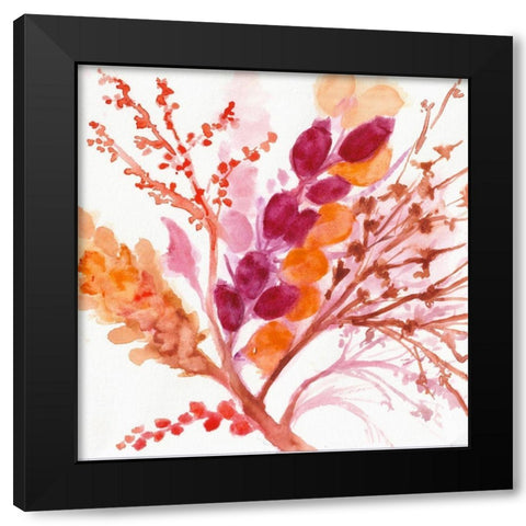 Falling for You Black Modern Wood Framed Art Print by St Hilaire, Elizabeth