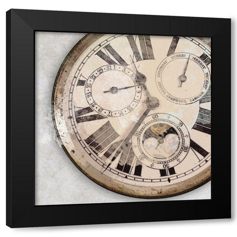 Part Time Black Modern Wood Framed Art Print by Smith, Karen