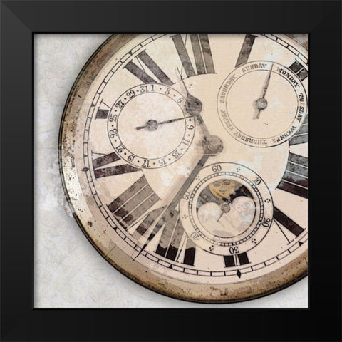 Part Time Black Modern Wood Framed Art Print by Smith, Karen