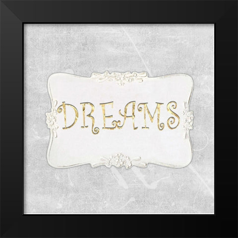 Follow Your Dreams II Black Modern Wood Framed Art Print by Smith, Karen