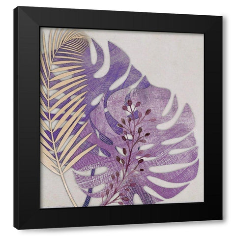 Tropics Black Modern Wood Framed Art Print by Smith, Karen
