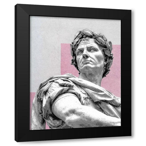 Ancient Pastels Black Modern Wood Framed Art Print by Smith, Karen