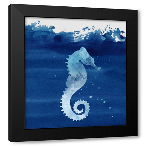 Oceaniana I Black Modern Wood Framed Art Print with Double Matting by Smith, Karen