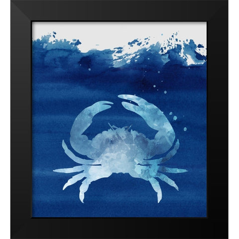 Oceaniana II Black Modern Wood Framed Art Print by Smith, Karen