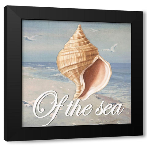 Of the Sea  Black Modern Wood Framed Art Print by Smith, Karen