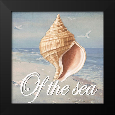 Of the Sea  Black Modern Wood Framed Art Print by Smith, Karen