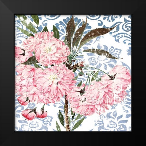 Rosewall I Black Modern Wood Framed Art Print by Smith, Karen