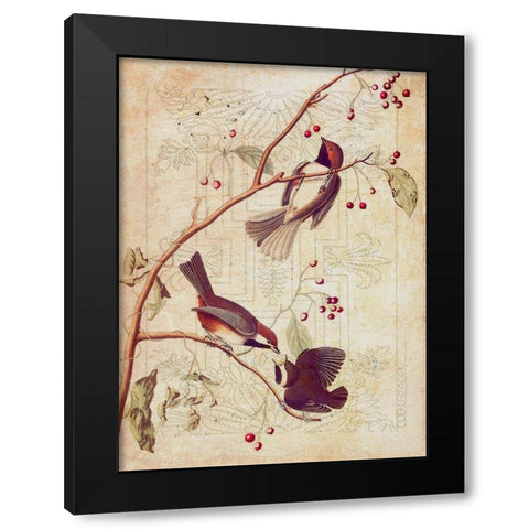 Classic Avion I Black Modern Wood Framed Art Print by Hunziker, Steve