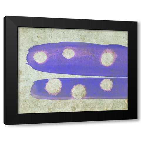 Micro World I Black Modern Wood Framed Art Print with Double Matting by Surma, Agata