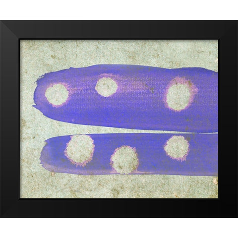 Micro World I Black Modern Wood Framed Art Print by Surma, Agata