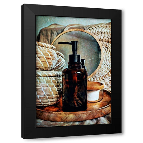 Natural Elements Aromatherapy I Black Modern Wood Framed Art Print by Aldridge, Ashley