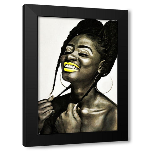 Willow II Black Modern Wood Framed Art Print by Aldridge, Ashley