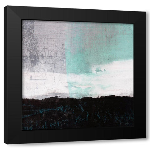 Amaze 47 Black Modern Wood Framed Art Print by Aryai, Sia