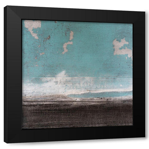 Amaze 48 Black Modern Wood Framed Art Print by Aryai, Sia
