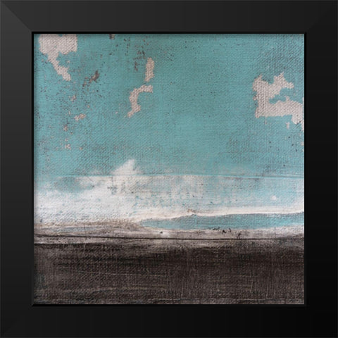 Amaze 48 Black Modern Wood Framed Art Print by Aryai, Sia