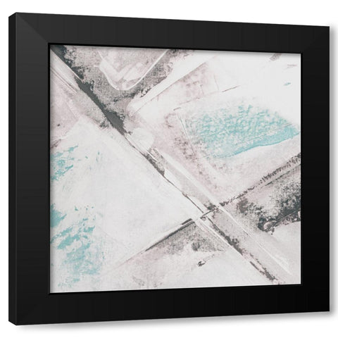 Amaze 51 Black Modern Wood Framed Art Print by Aryai, Sia