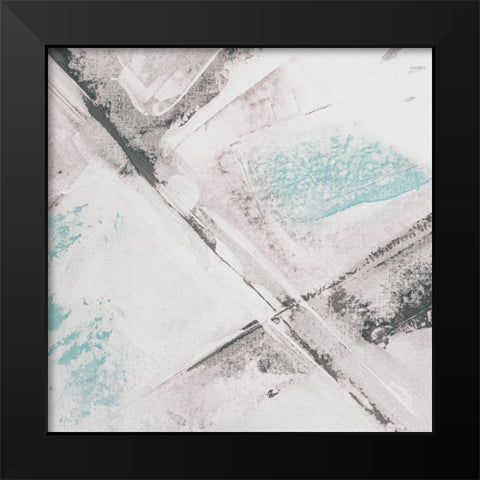 Amaze 51 Black Modern Wood Framed Art Print by Aryai, Sia