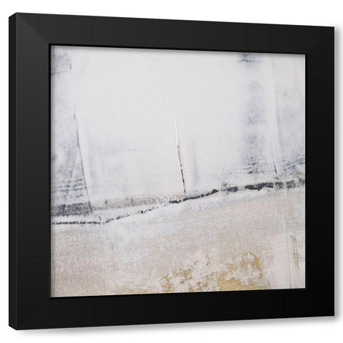 Amaze 56 Black Modern Wood Framed Art Print by Aryai, Sia