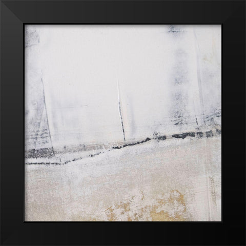 Amaze 56 Black Modern Wood Framed Art Print by Aryai, Sia