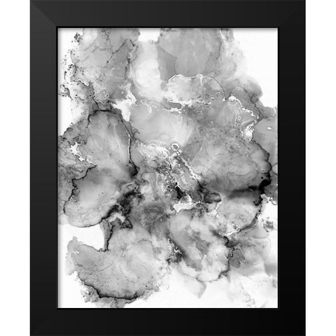 Crystal Black Modern Wood Framed Art Print by Curinga, Kim