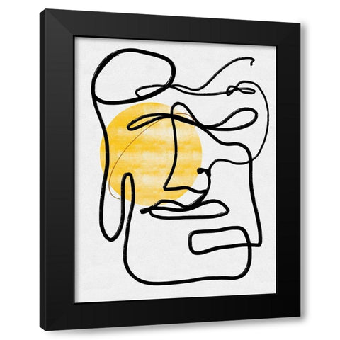 Into the Void I Black Modern Wood Framed Art Print by Holman, Nicholas