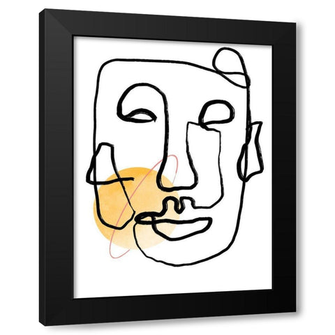 Into the Void II Black Modern Wood Framed Art Print by Holman, Nicholas